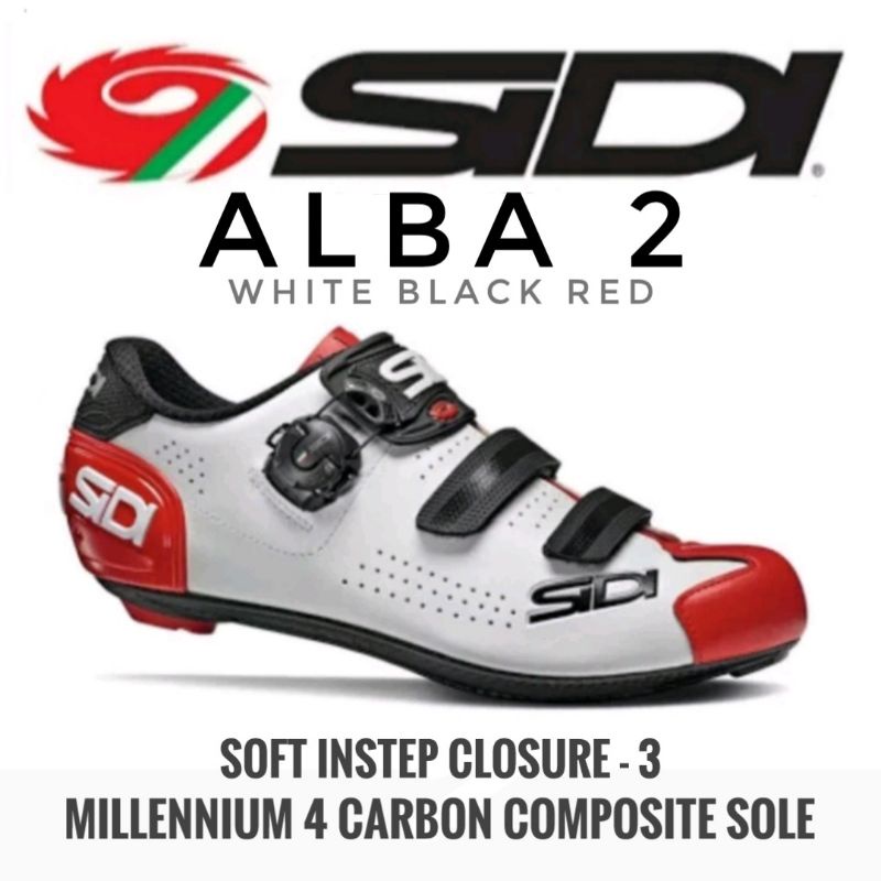 SIDI Alba 2 White Black Red