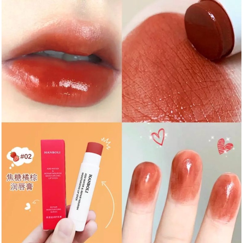 LIPSTICK TAHAN AIR LIPSTIK PELEMBAB BIBIR TIDAK KERING DI BIBIR MELINDUNGI BIBIR LIPSTIK BERWARNA NATURAL SEHAT DIBIBIR