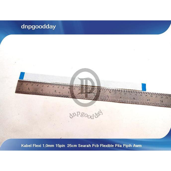 

Kabel Flexi 1,0Mm 15Pin 25Cm Searah Pcb Flexible Pita Pipih Awm Dnpgood11 Kualitas Baik