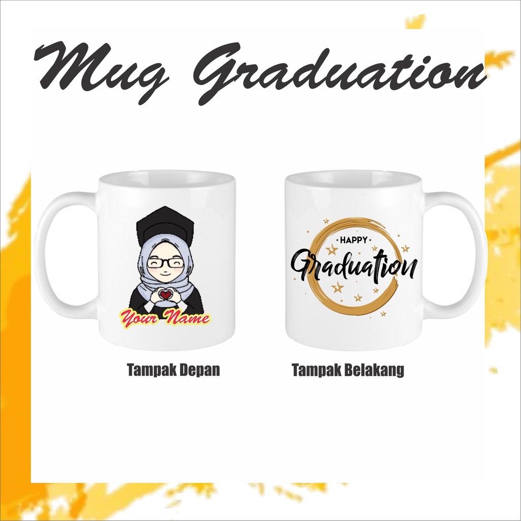 Kado Mug Graduation ll Custom Nama