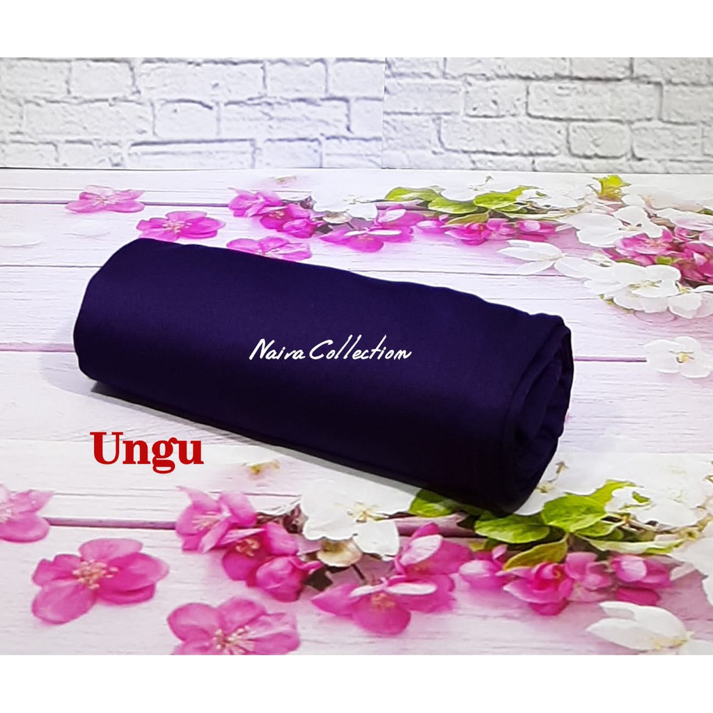 Rok Panjang Spandek All Size Wanita Muslim Murah Bahan Jersey Licin Soft  Best Seller Bisa Cod-Ungu