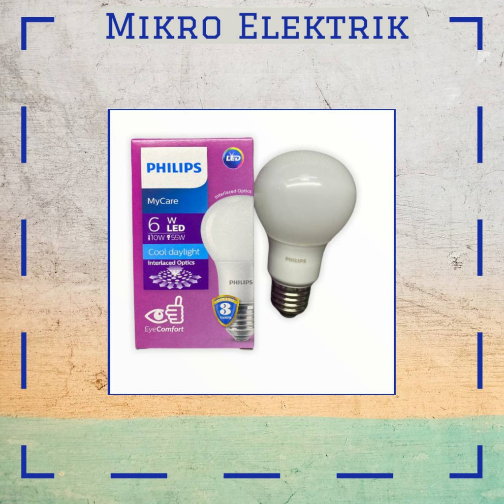 Lampu Led Philips 6 Watt