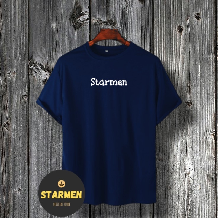 Kaos Distro UniSex STARMEN Katun Combed 30s/ sablon polyflex/polyflex premium / Pakaian Pria Wanita Atasan Cowok Cewek /kaos kekinian/ kaos viral/ tshirt tumbrl tee basic/ Kaos kata kata / kaus / kaus oblong oversize kaos murah best seller ready