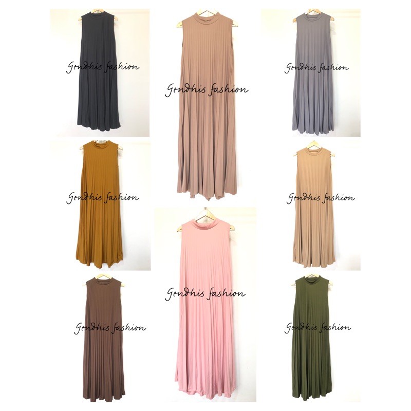 HOMEY DRESS PLISKET MURAH BEST SELLER