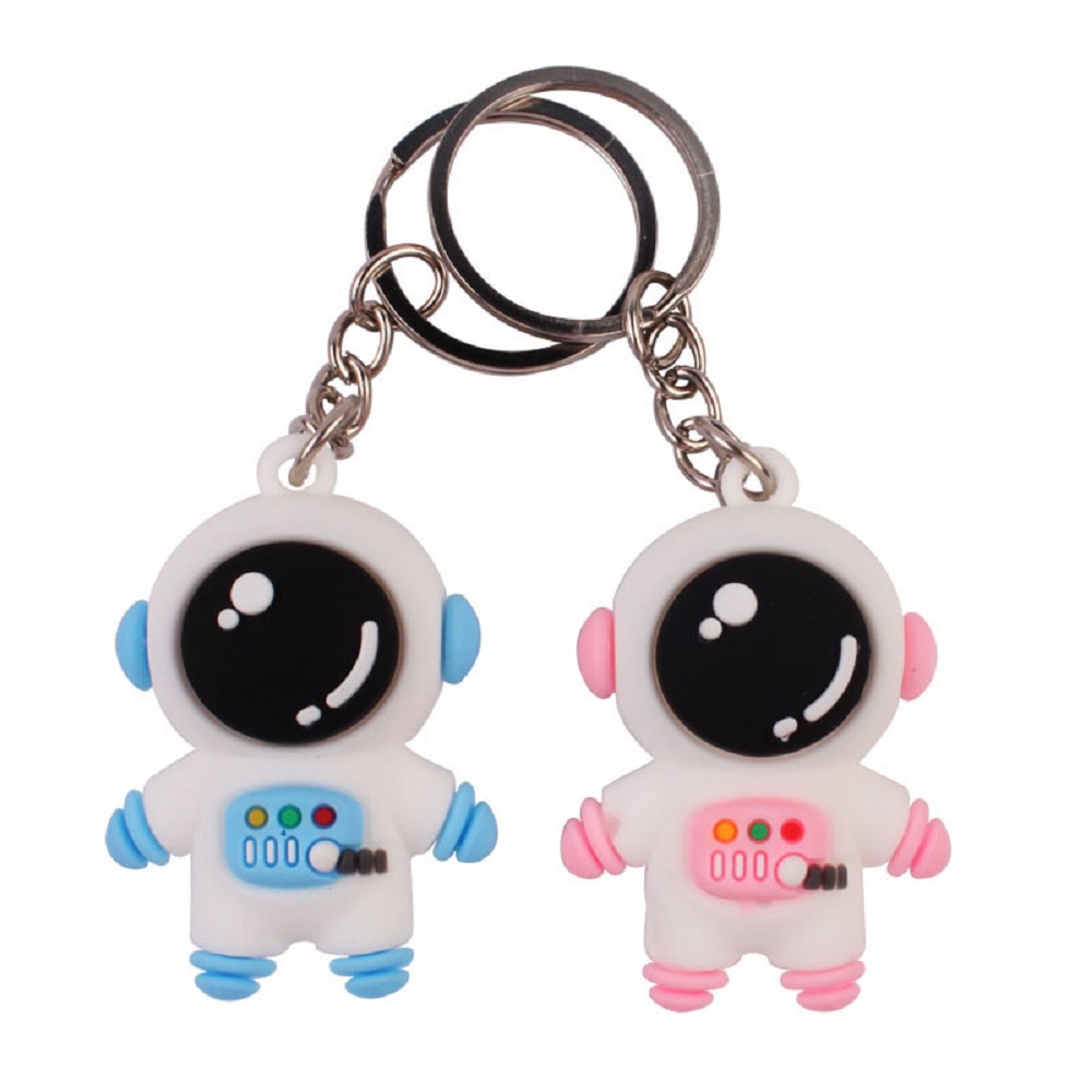 G023 | Gantungan Kunci Astronot 3D Lucu Unik / Key Ring Astronaut