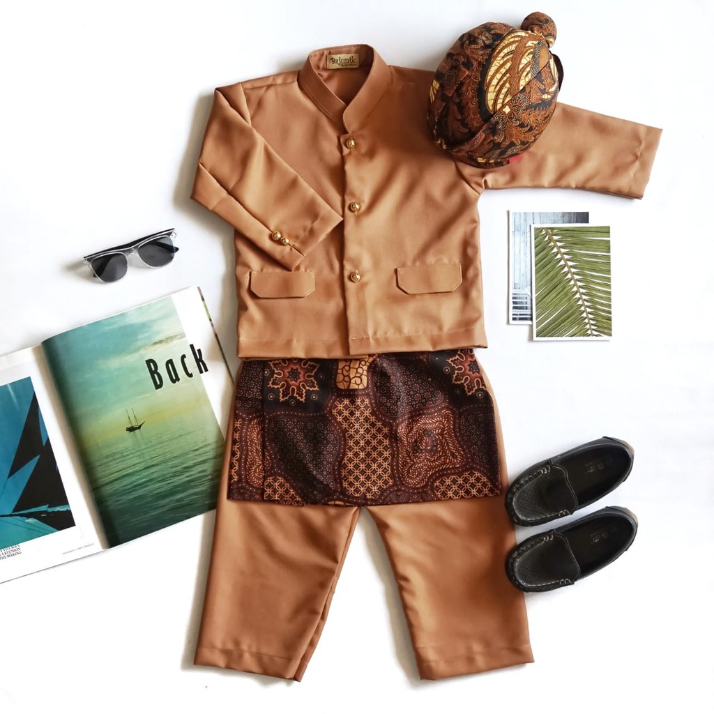 BASOFI BAJU ADAT ANAK JAWA/BAJU TEDAK SINTEN/PROPERTI FOTO/BAJU DALANG CILIK/KOSTUM KARNAVAL/BAJU TU