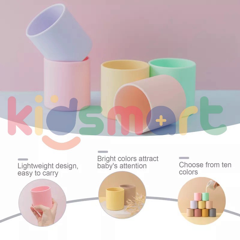 KIDSMART Cup SIlicon Baby / Gelas Silikon Bayi Food Grade