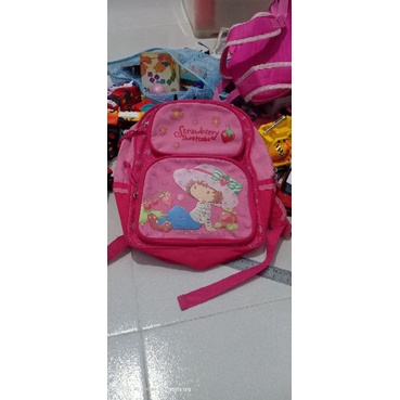 Preloved strawberry shortcake tas anak
