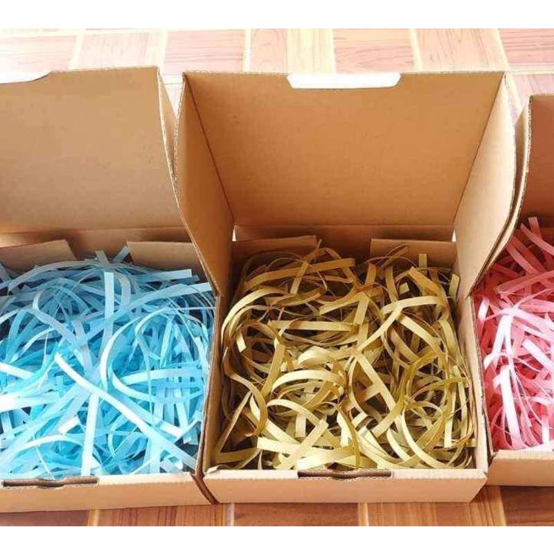 Kertas serut paper/Shredded paper untuk hampers/kertas Cacah (10gram)