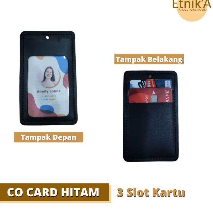 

Paling Sesuai.. LANYARD TENUN / ID CARD HOLDER TALI - 3 SLOT KARTU