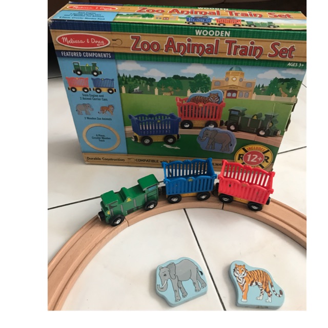 Melissa and doug Train kereta api kayu preloved