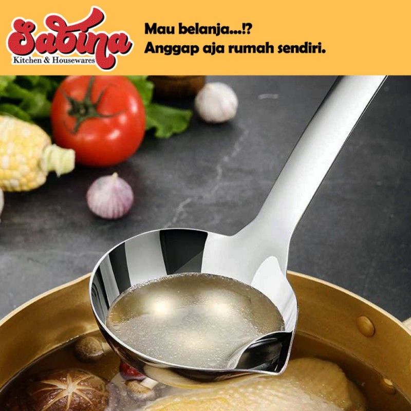 Sendok Memasak Kuah Sayur Sup Oil Water Soup Separation Spoon - Szpoon