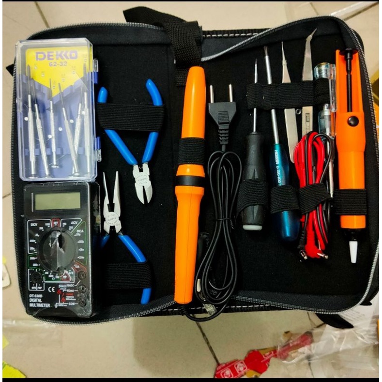New ELEKTRONIK TOOL KIT TOOLSET CADIK S-10 S10 persamaan merk sanfix