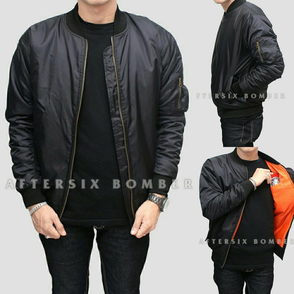 PROMO Jaket Bomber Polos Simple ANTI AIR