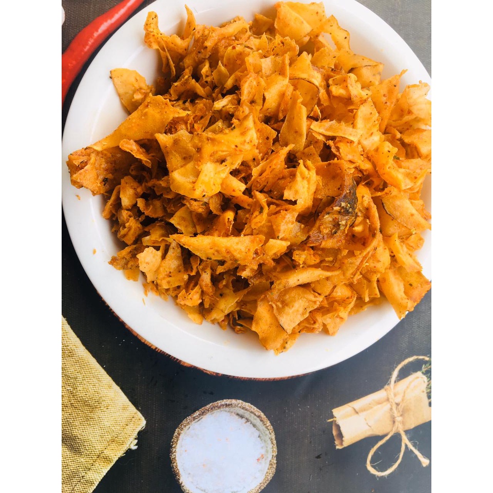 

Level 5 Kripset Pedas Daun Jeruk - Asin Bawang Daun Jeruk