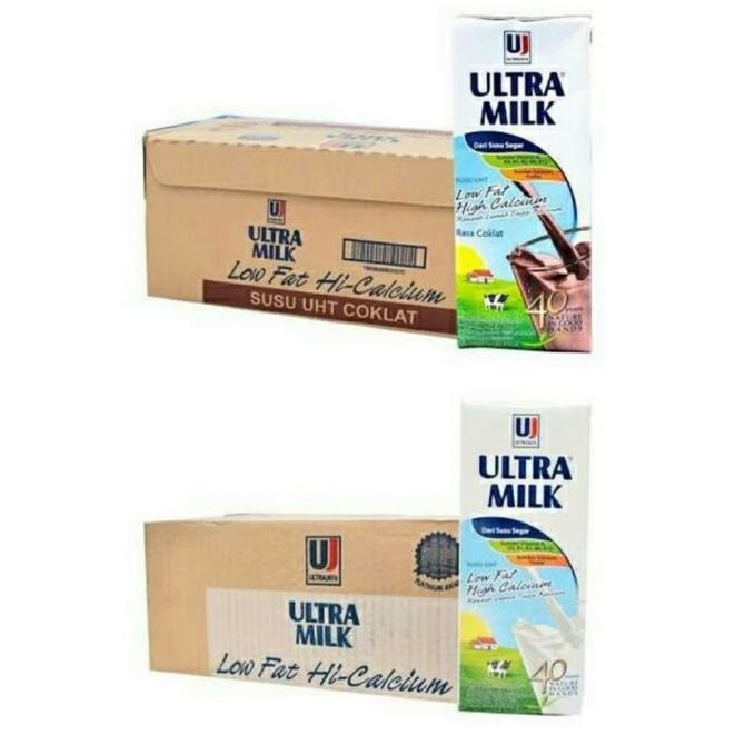 

BAYAR DITEMPAT Ultra Milk Low Fat 250 ml - Plain - Cokelat - Cokelat