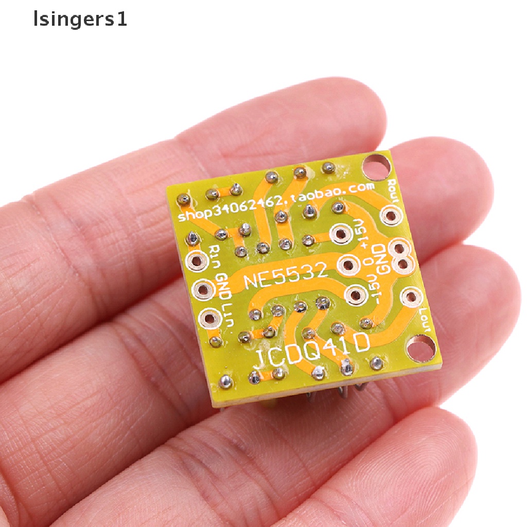 (lsingers1) Papan PCB Preamp DC Dual OPA2604 AD826 Untuk NE5532 OPA2134 OPA2604