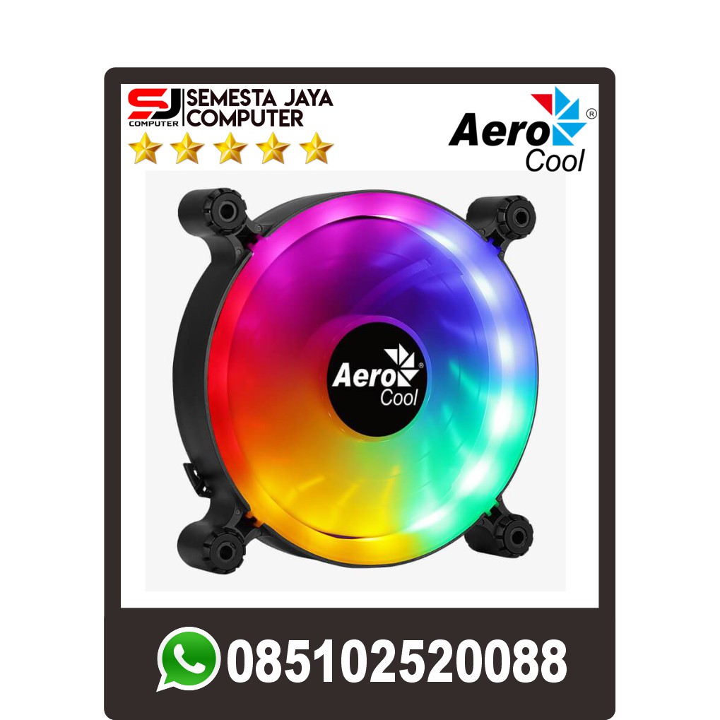Aerocool Spectro 12 FRGB - 12cm FRGB Fan Gaming Case with Molex