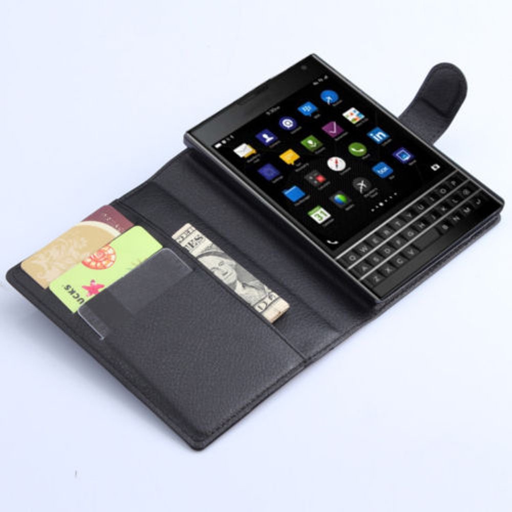 EXCLUSIVE  Leather Wallet Flip Cover Case BB Blackberry Passport Q30  BEST
