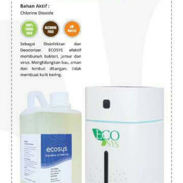 Alat sterilisasi ruangan ecosys