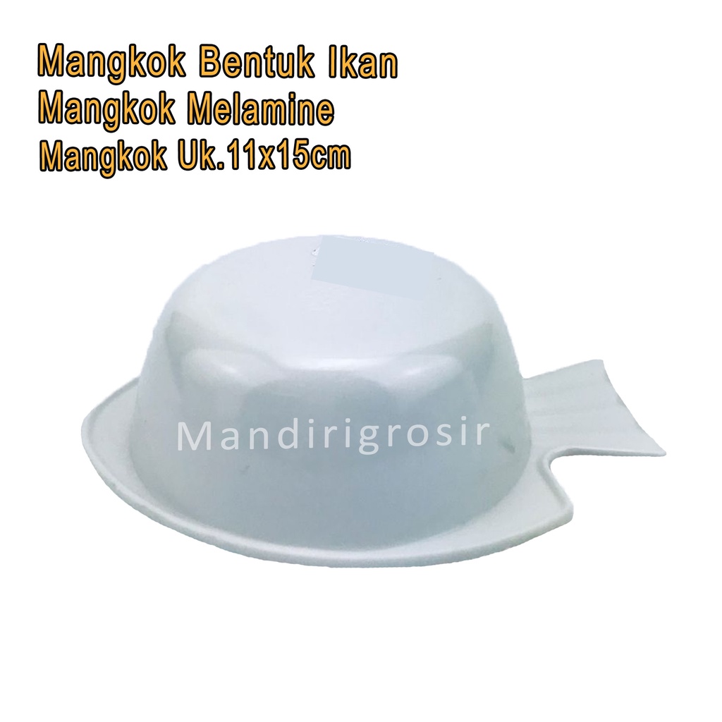 Mangkok Serbaguna *Mangkok * Mangkok Bentuk Ikan * Melamine 11x15cm