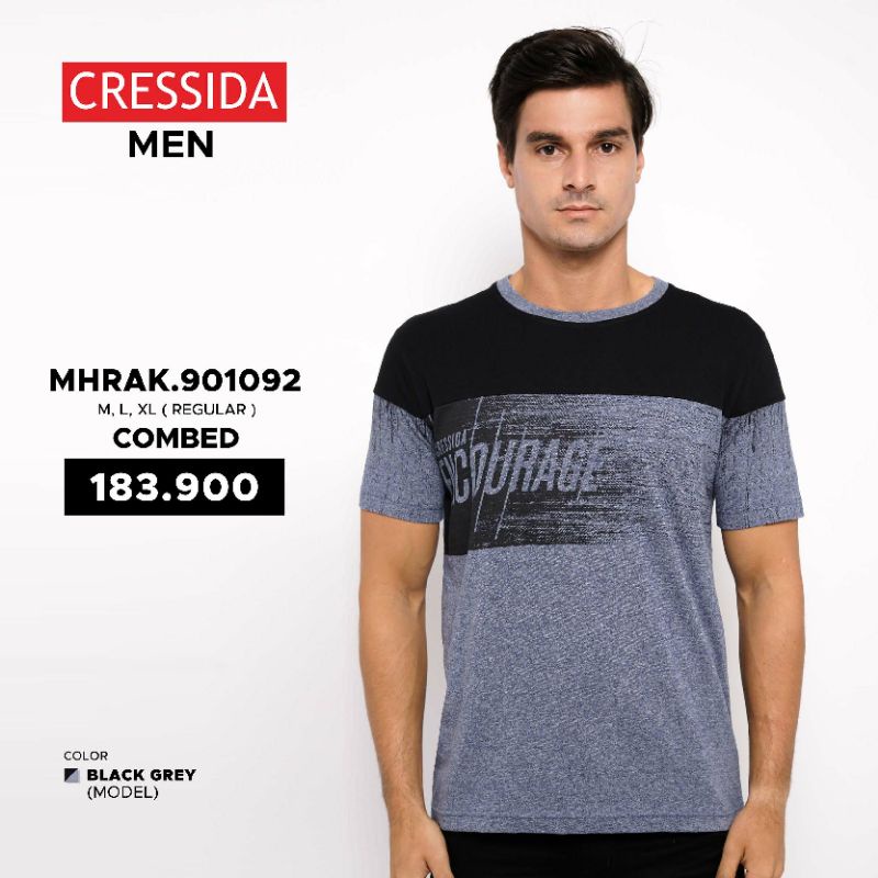 Cressida original Kaos lengan pendek pria Kaos Cresida Kaos cressida pria MHRAK.901092 MEN