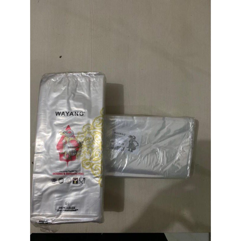 PLASTIK PP WAYANG UK 12X25 @250GR
