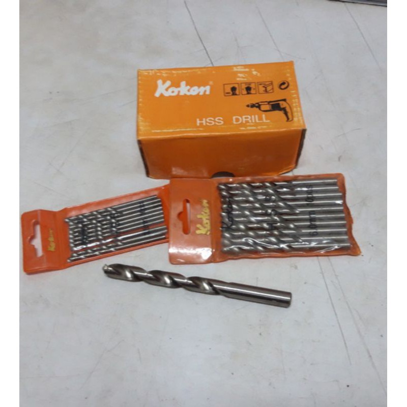 mata bor besi 12 mm - mata bor hss - mata bor 12mm - mata bor