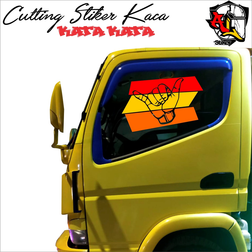 STIKER CUTTING MOBIL/SC.040/STIKER OLENG/STIKER KACA ALL PICK UP/STIKER KATA KATA/STIKER KACA PINTU 