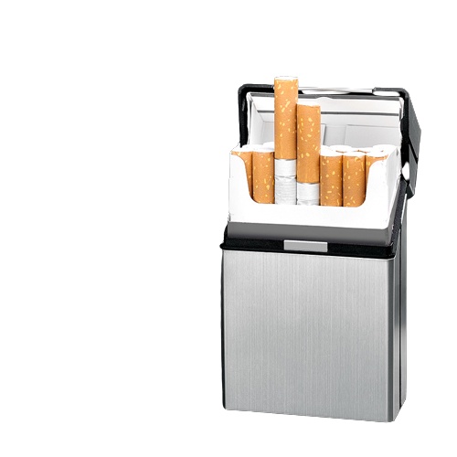 Kotak Rokok Keren 20 Slot Unik Aluminium Case Kotak Bungkus Rokok Desain Simpel Elegan