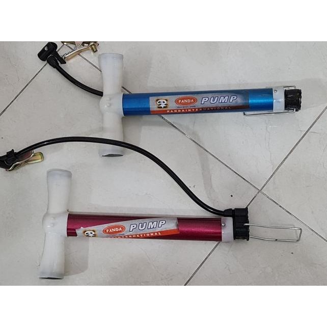 portable pompa sepeda, pompa bola , pompa ban motor mini Merk PANDA