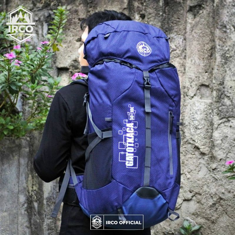 FREE RAIN COVER NEW TAS CARRIER GATOT KACA 50+10 L IRCO OFFICIAL ADMIN 3 FAST RESPON COLOUR NAVY