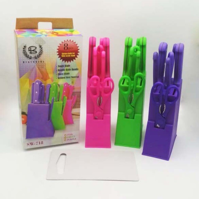 Pisau Set Bravorous 8 In 1
