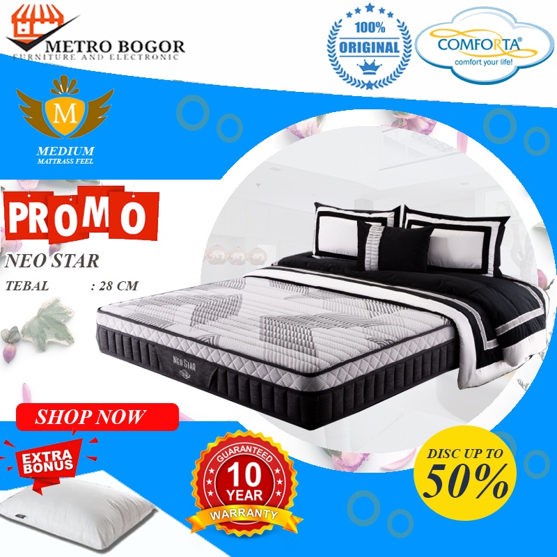 Kasur Comforta Springbed Neo Star (Hanya kasur)