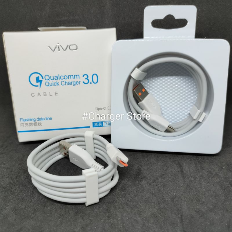 Kabel Charger Vivo Micro USB Qualcomm Quick Charge 3.0 Cable Data Vivo Fast Charging Original