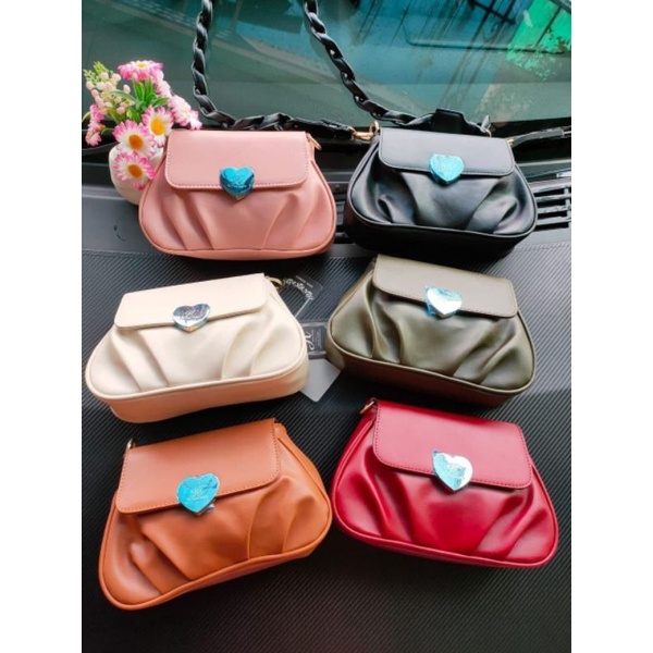 FLEUR ❤️ GRATIS BOX ❤️ BAG JIMSHONEY TAS BESAR SLINGBAG HARIAN SHOULDER BAG TAS JINJING