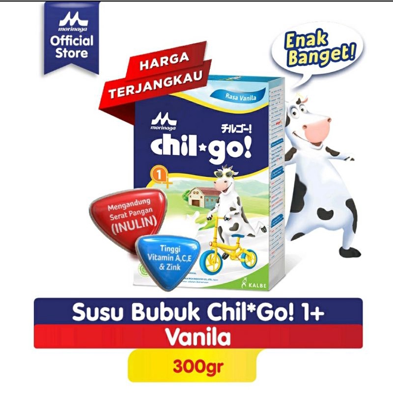 Chil go Padwer 1+ Rasa Madu / Vanila 300 gr Susu Pertubuhan Untuk Anak Usia 1 - 3 Tahun