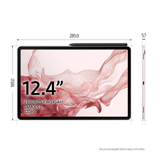 Samsung Galaxy Tab S8+ 5G 8/256GB - Pink Gold-1