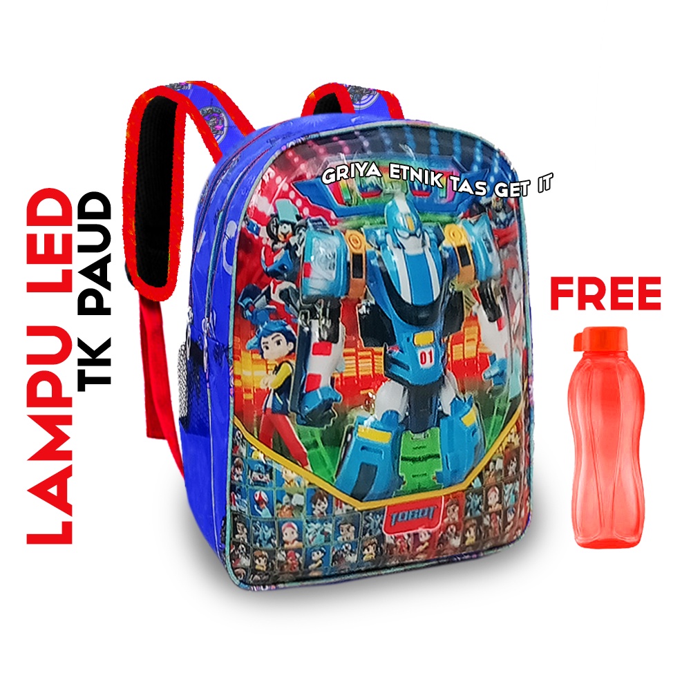 Tas Boboiboy Anak TK Free Firee Tas Ransel Sekolah Laki Laki FF Paud GRATIS BOTOL Stumble Guys