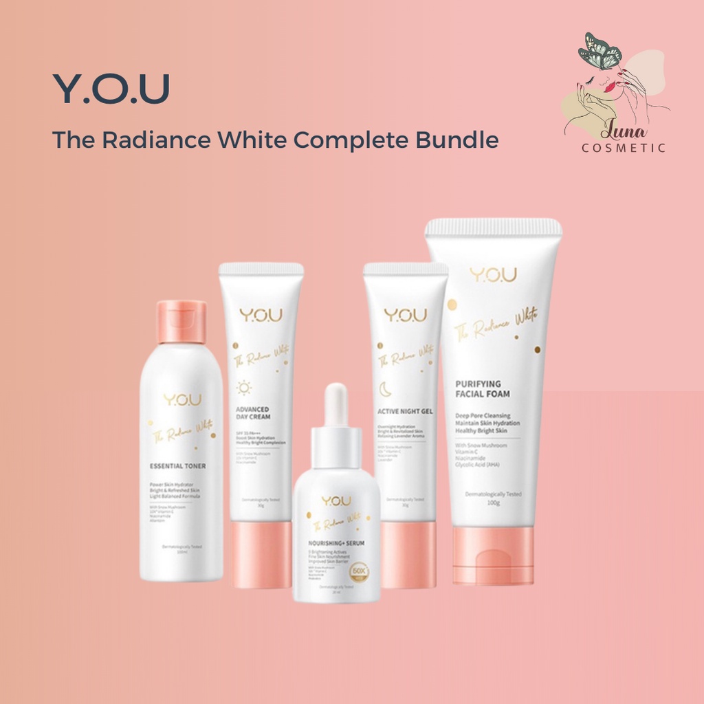 YOU The Radiance White Complete Bundle Paket Y.O.U