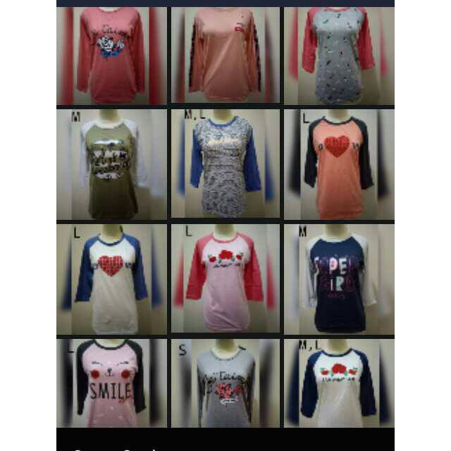 Kaos t zone lengan panjang