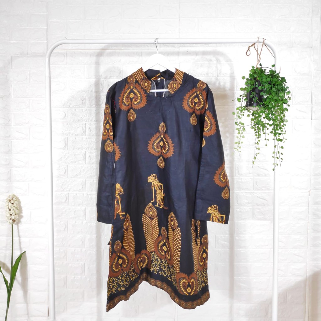 (COD) Daily Things Tunik Batik Lasmaya Fit XL LD 100cm