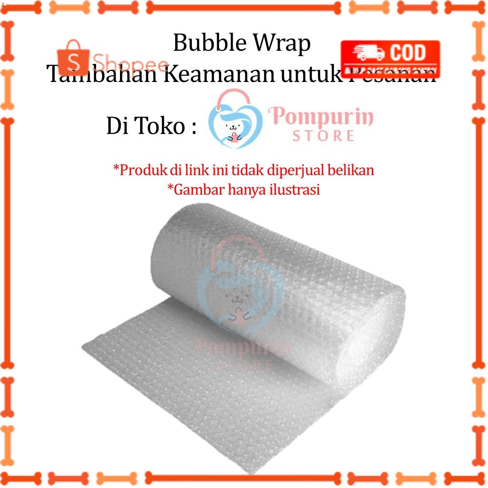 

( 1pcs = 1 lbr ) BUBBLE WRAP Tambahan Packing Paket di Pompurin Store