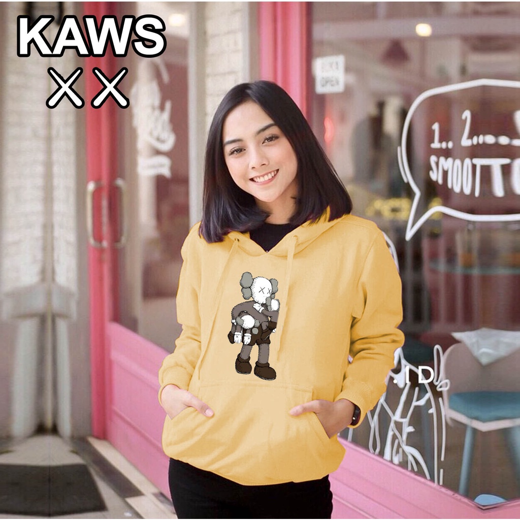 Lilipop.id Sweater Wanita Kaws Hoodie Jumper Outwear