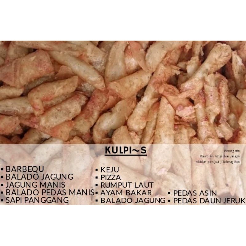 

Keripik kulpi 500gr