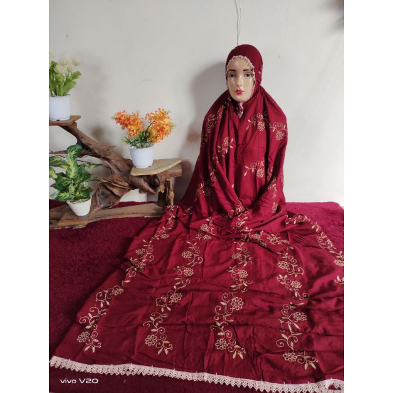 Mukena terusan Rayon Gracella