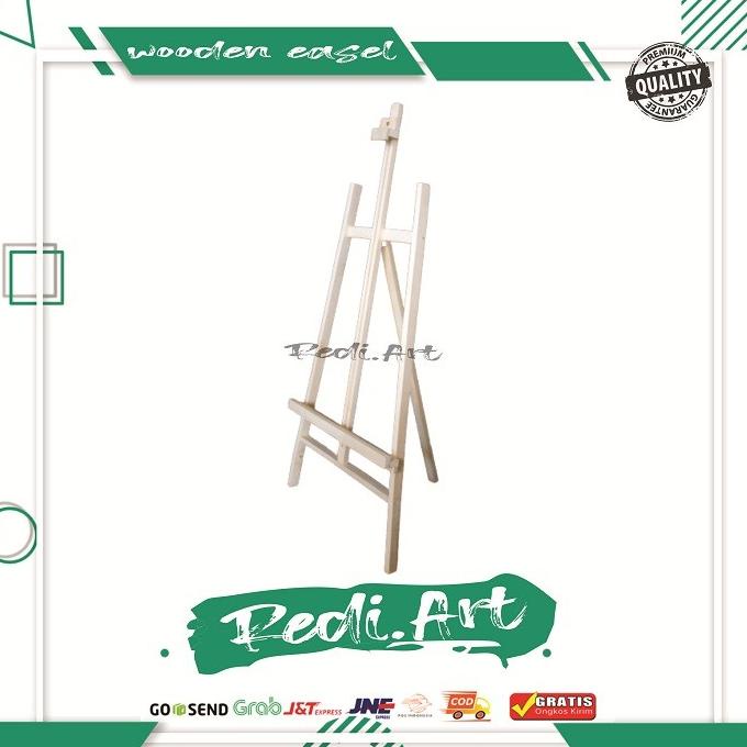 PROMO Wooden Easel Lukis / Stand Lukis Kayu