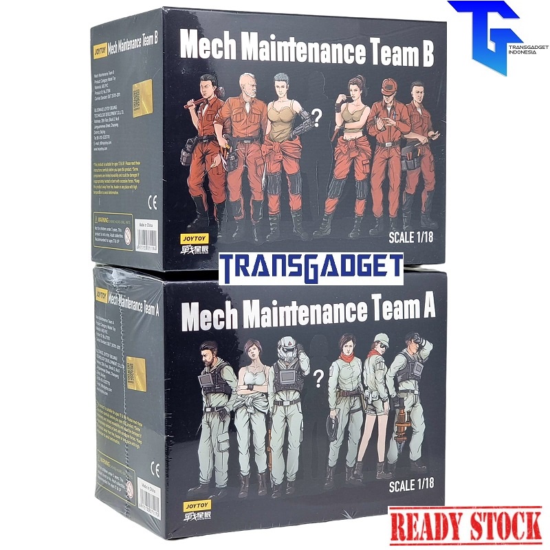 JoyToy Mech Maintenance Team A JT1170 / Team B JT1194 1/18 Scale Action Figure