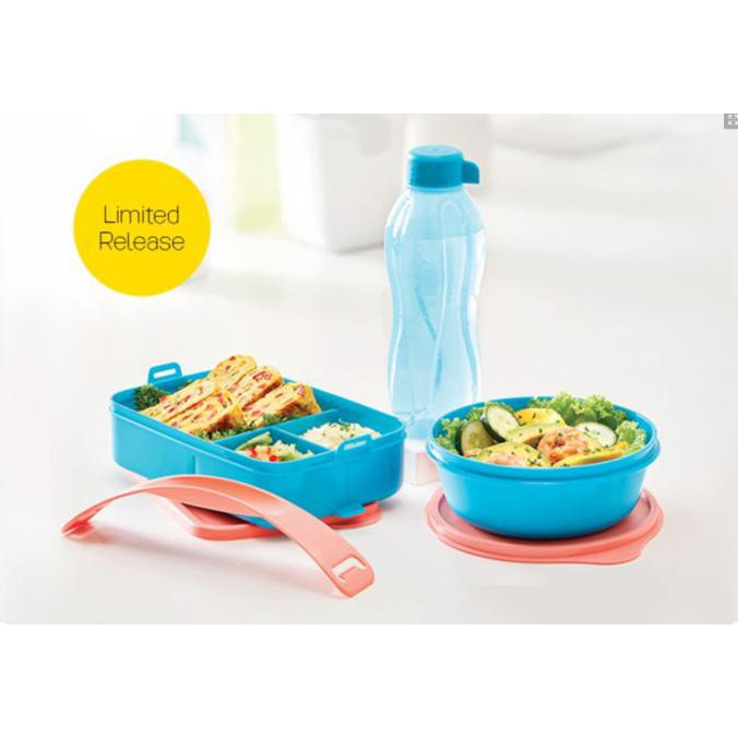 [[BISA COD]] My Besties Set Lunch Set Kotak Makan Tupperware BOOM SALE Kode 995
