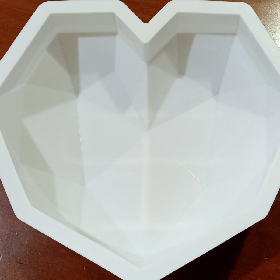 Cetakan Kue Mousse Bentuk Hati Bahan Silikon Untuk Dekorasi